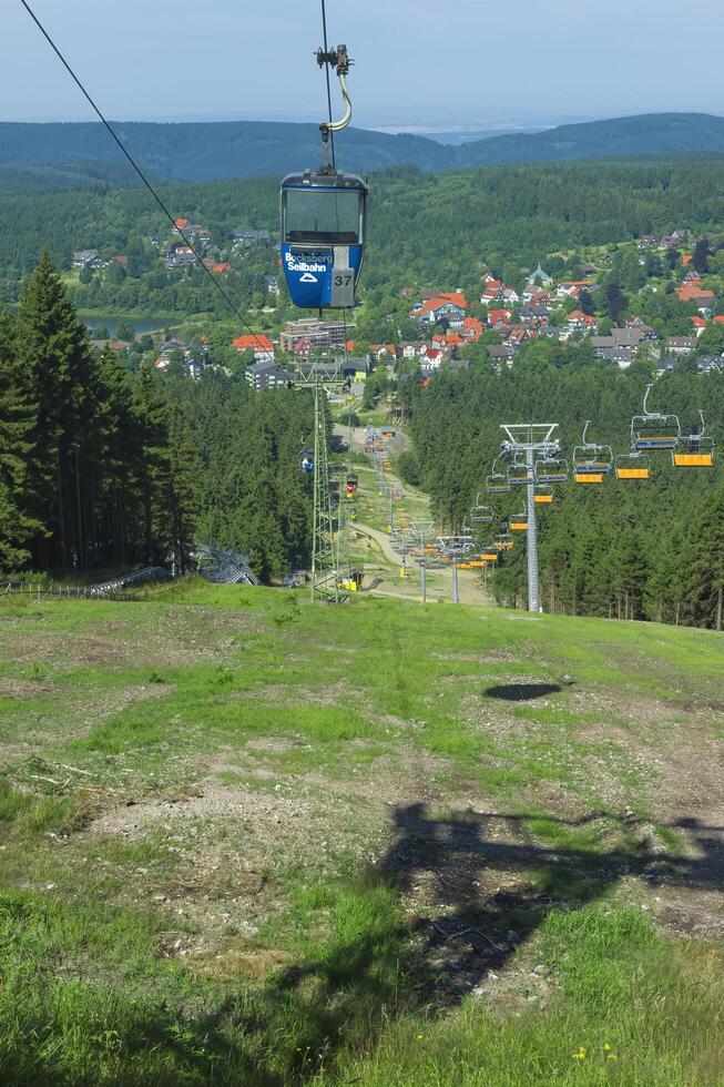 hahnenklee, Germania, 2015, bocksberg funivia, hahnenklee, Harz, inferiore Sassonia, Germania foto