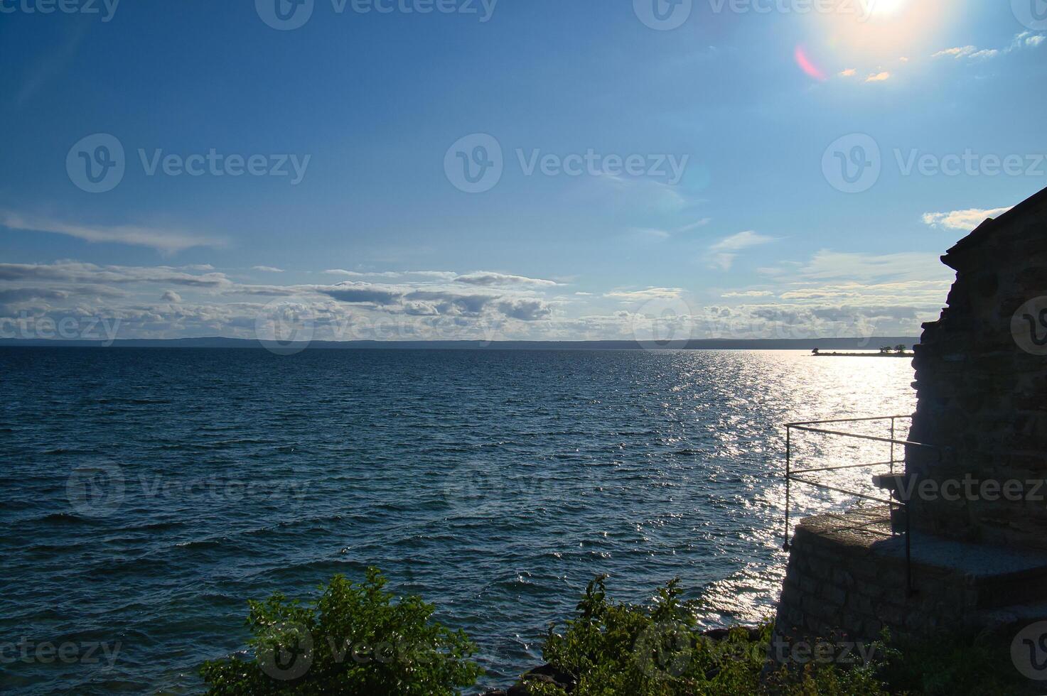 visingsborg castello nel Svezia su il isola di visingsoe nel lago vaetterm foto