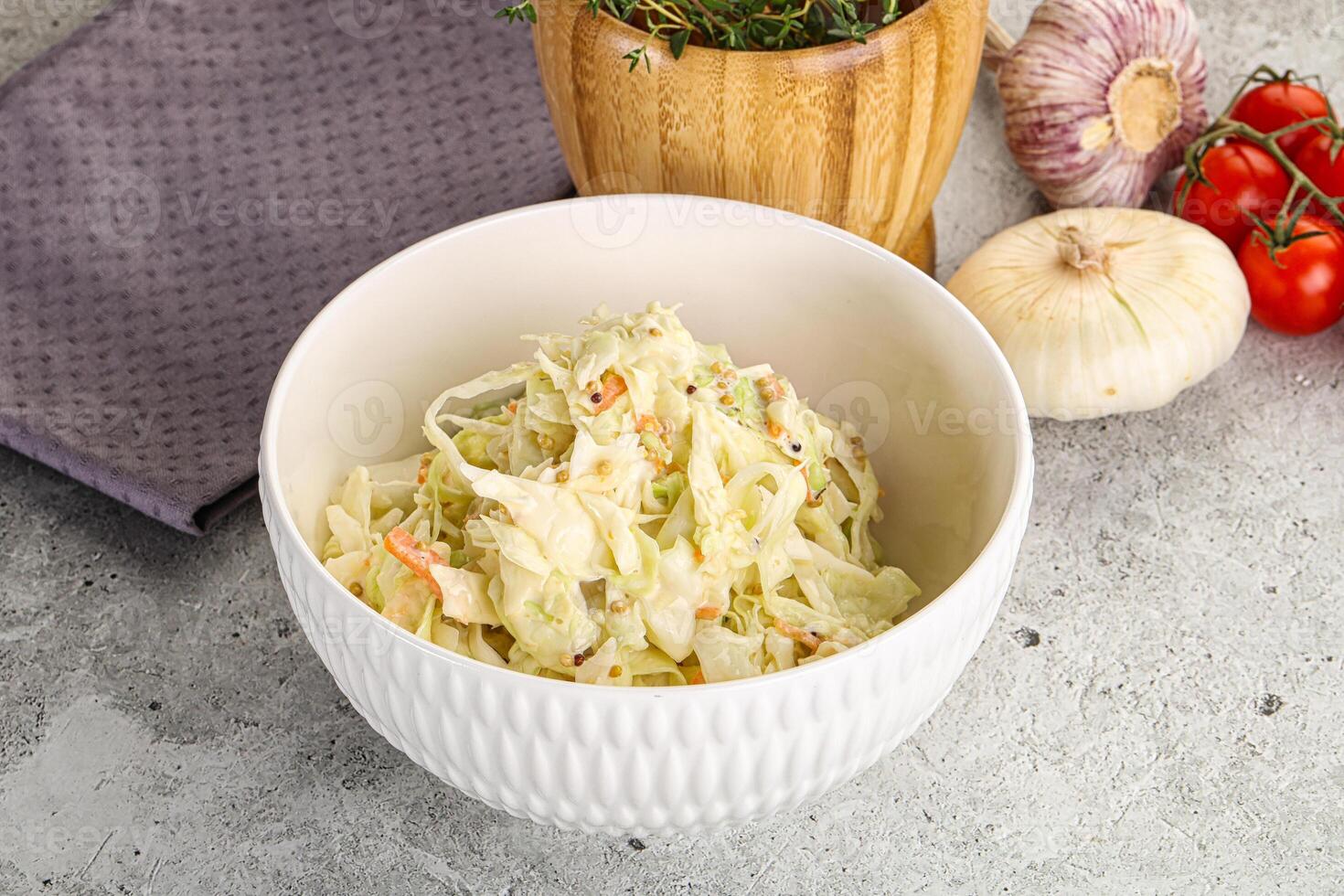 dietetico gustoso cole slaw insalata foto