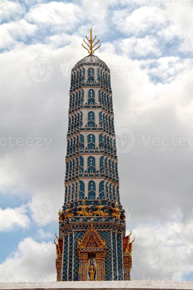 dettaglio del grande palazzo a bangkok, tailandia foto