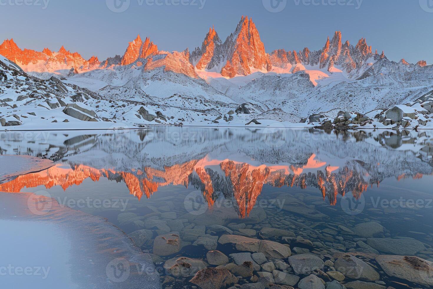 ai generato bellissimo natura montagna scenario professionale fotografia foto