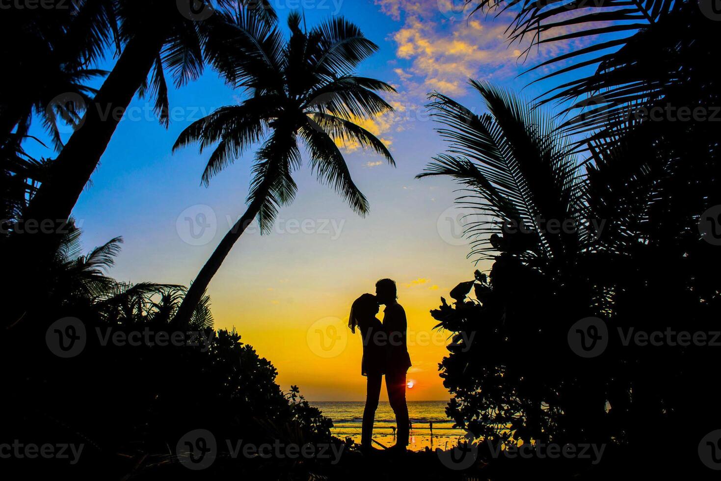 coppia nel amore sfondo, st. San Valentino giorno incontri concettuale foto