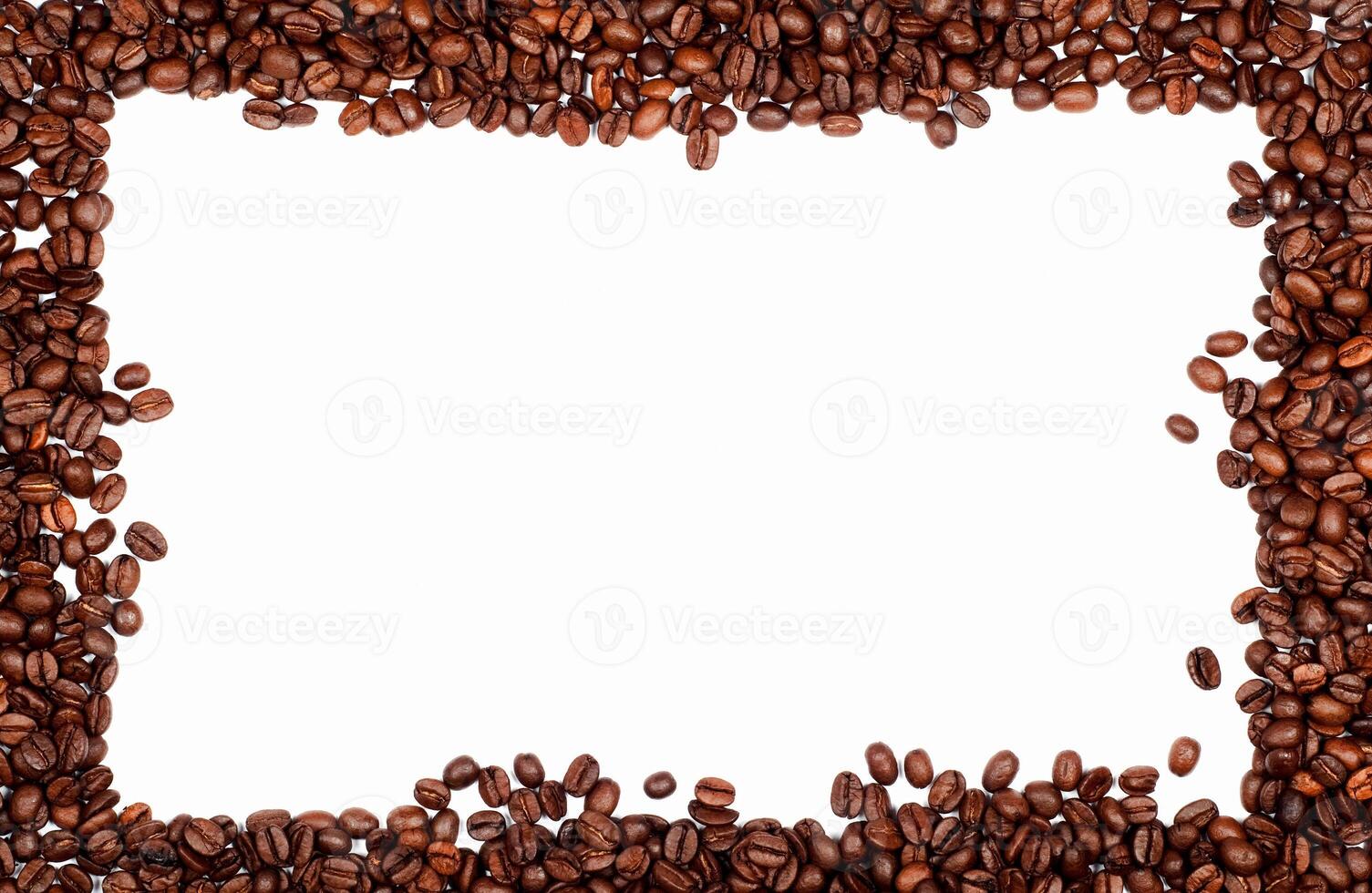 caffè telaio su bianca foto