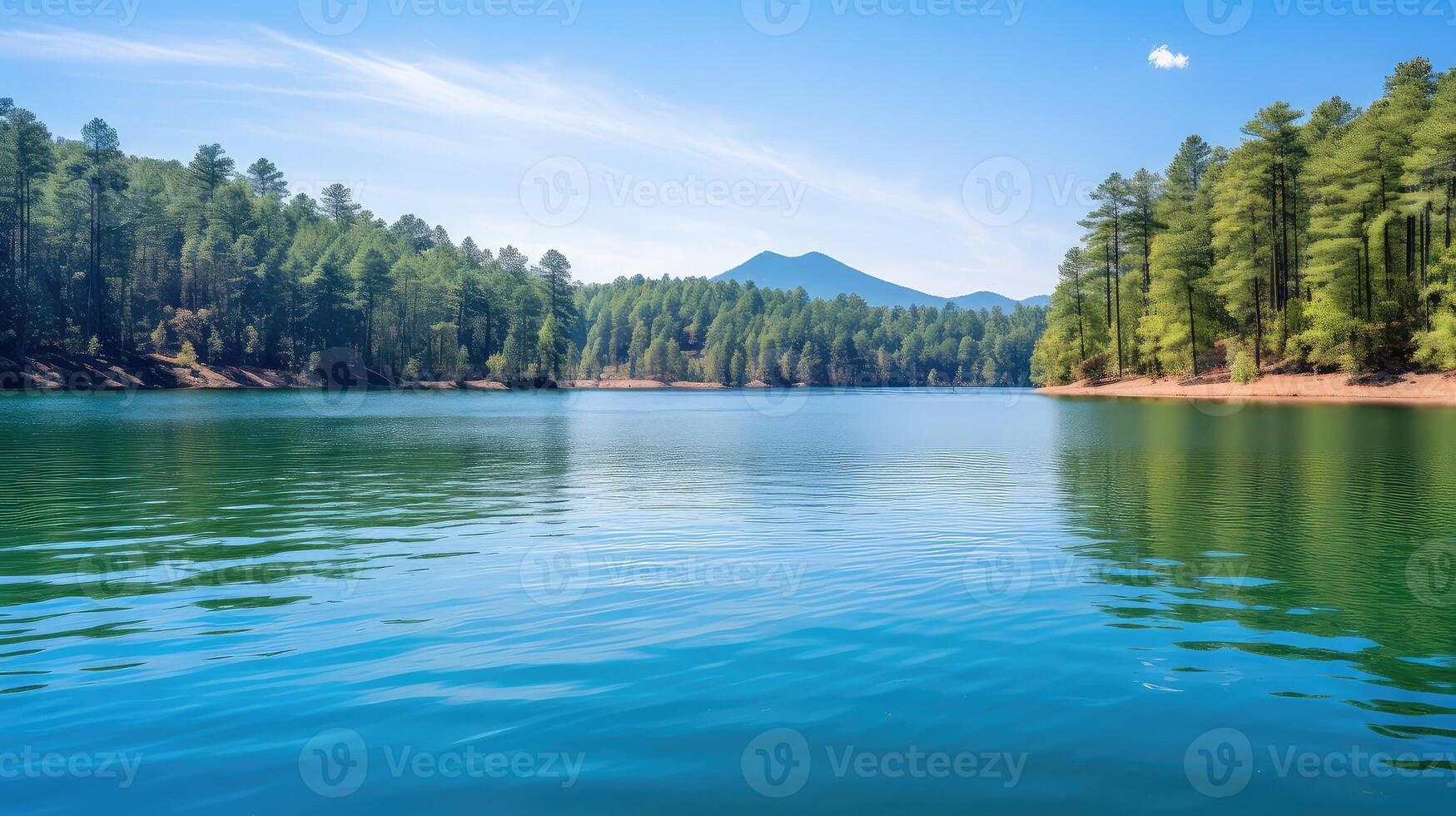 ai generato acqua Georgia lago ai generato foto