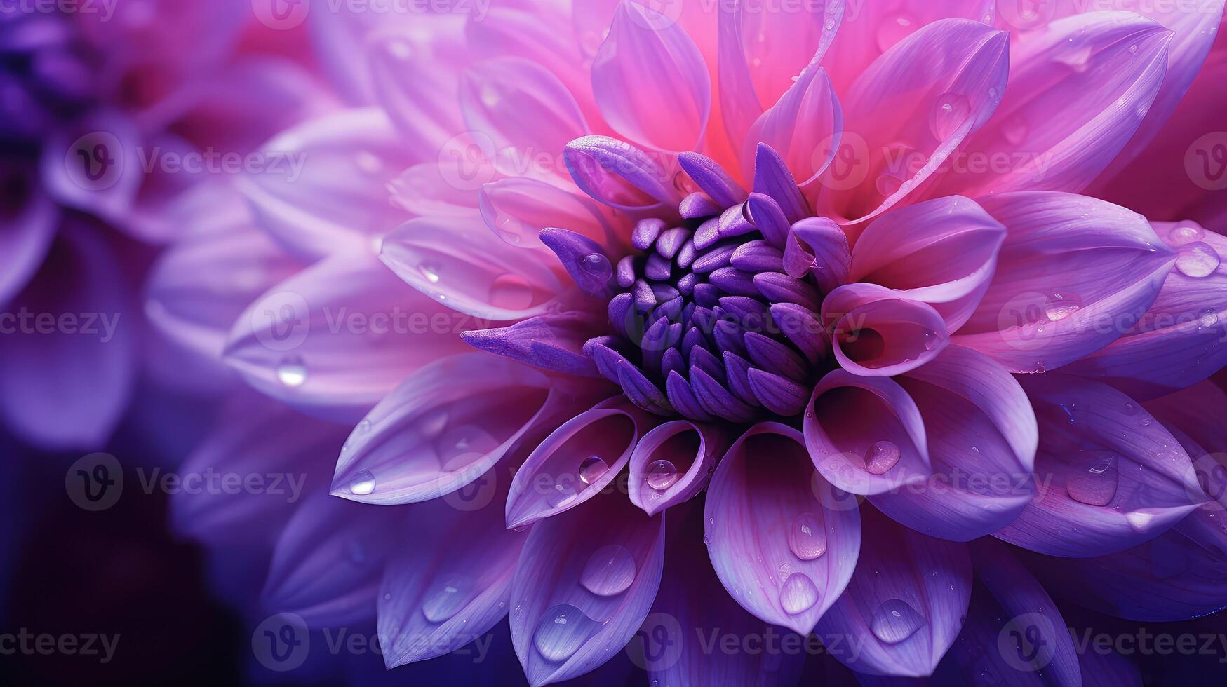 ai generato lilla fiore viola sfondo ai generato foto