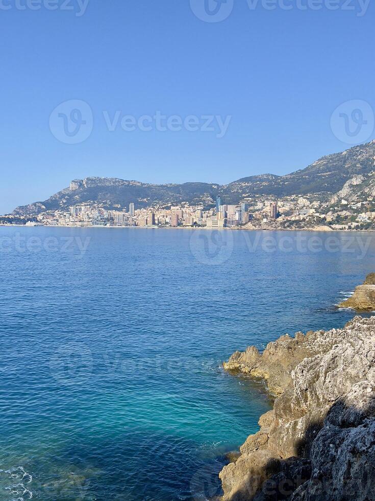 Visualizza di il costa di isola foto