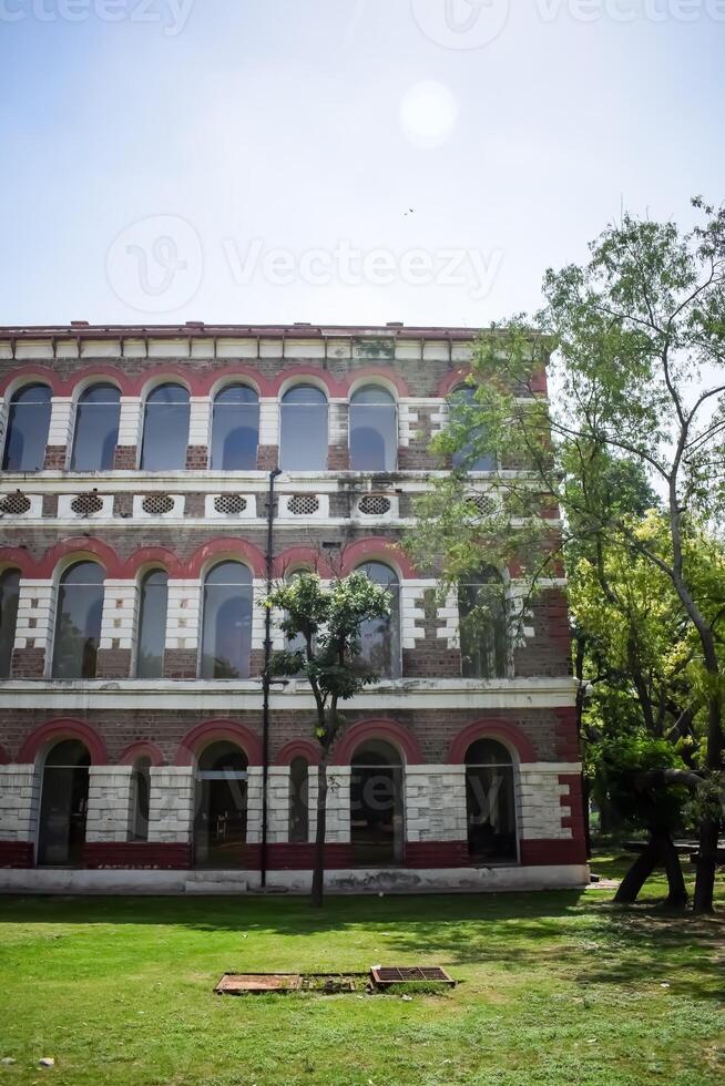 architettonico dettagli di lal qilà - rosso forte situato nel vecchio delhi, India, Visualizza dentro delhi rosso forte il famoso indiano punti di riferimento foto