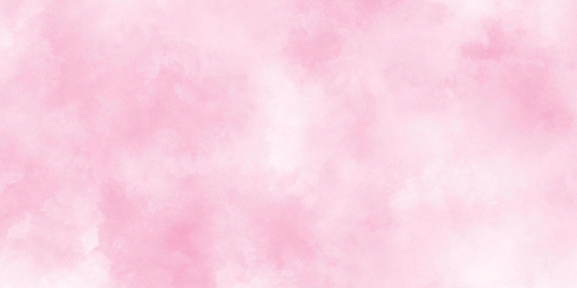 artistico tinti rosa acquerello sfondo, stilista e morbido rosa carta struttura, dipingere perdite e ombre influenzato spazzola dipinto rosa sfondo per design e decorazione. foto