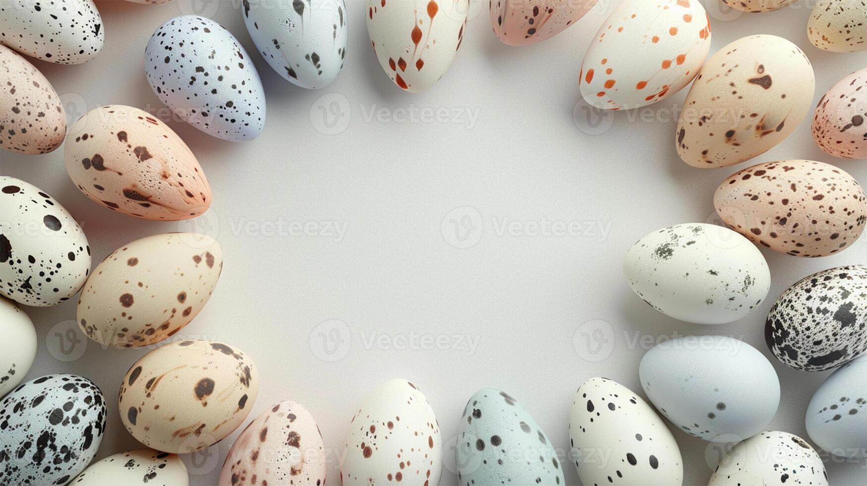 ai generato uovo telaio sfondo arte foto