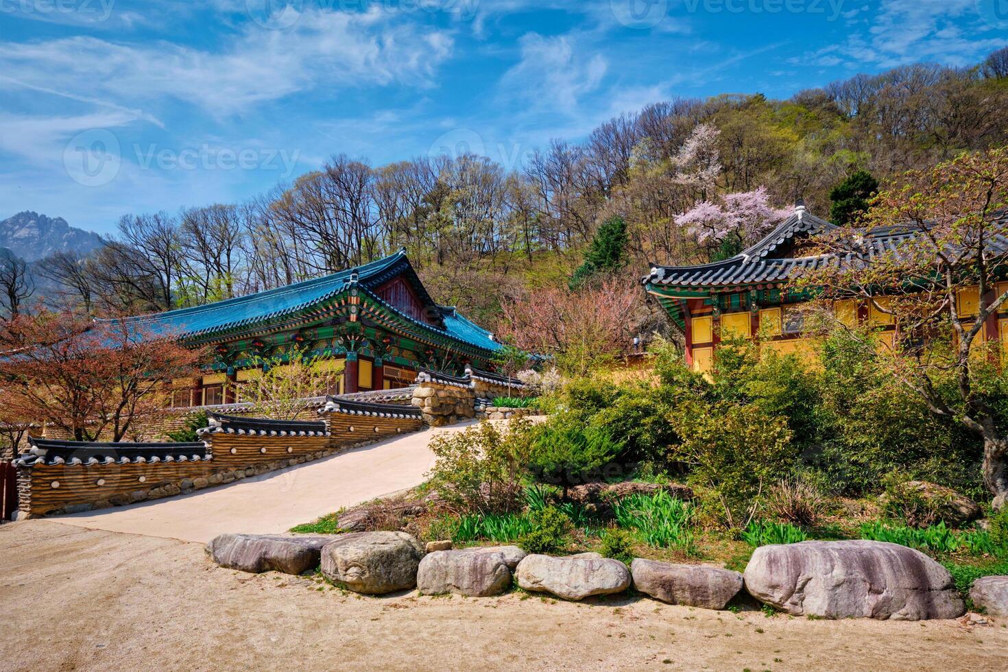 sinheungsa tempio nel seoraksan nazionale parco, seoraksan, Sud Corea foto