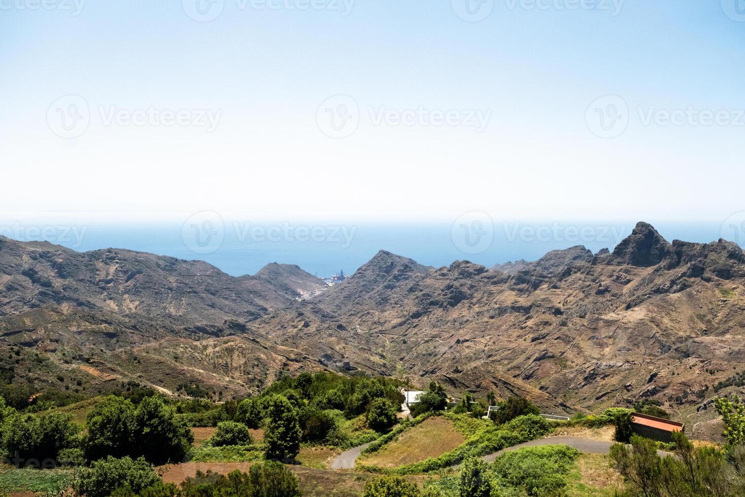 Visualizza di il montagne di tenerife. canarino isole, Spagna foto