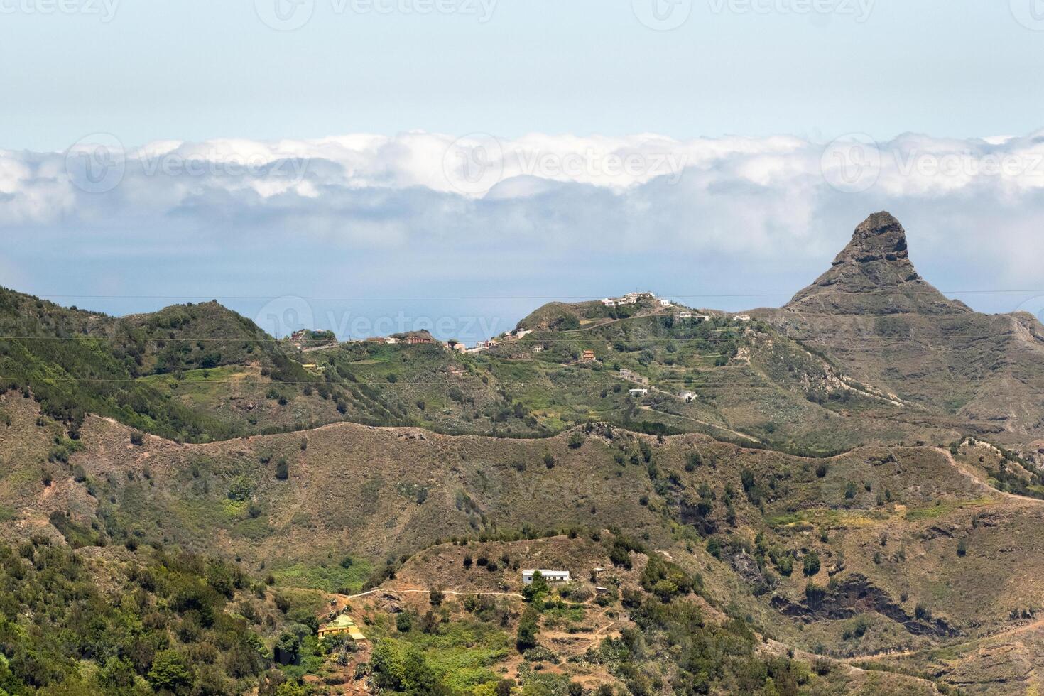 Visualizza di il montagne di tenerife. canarino isole, Spagna foto