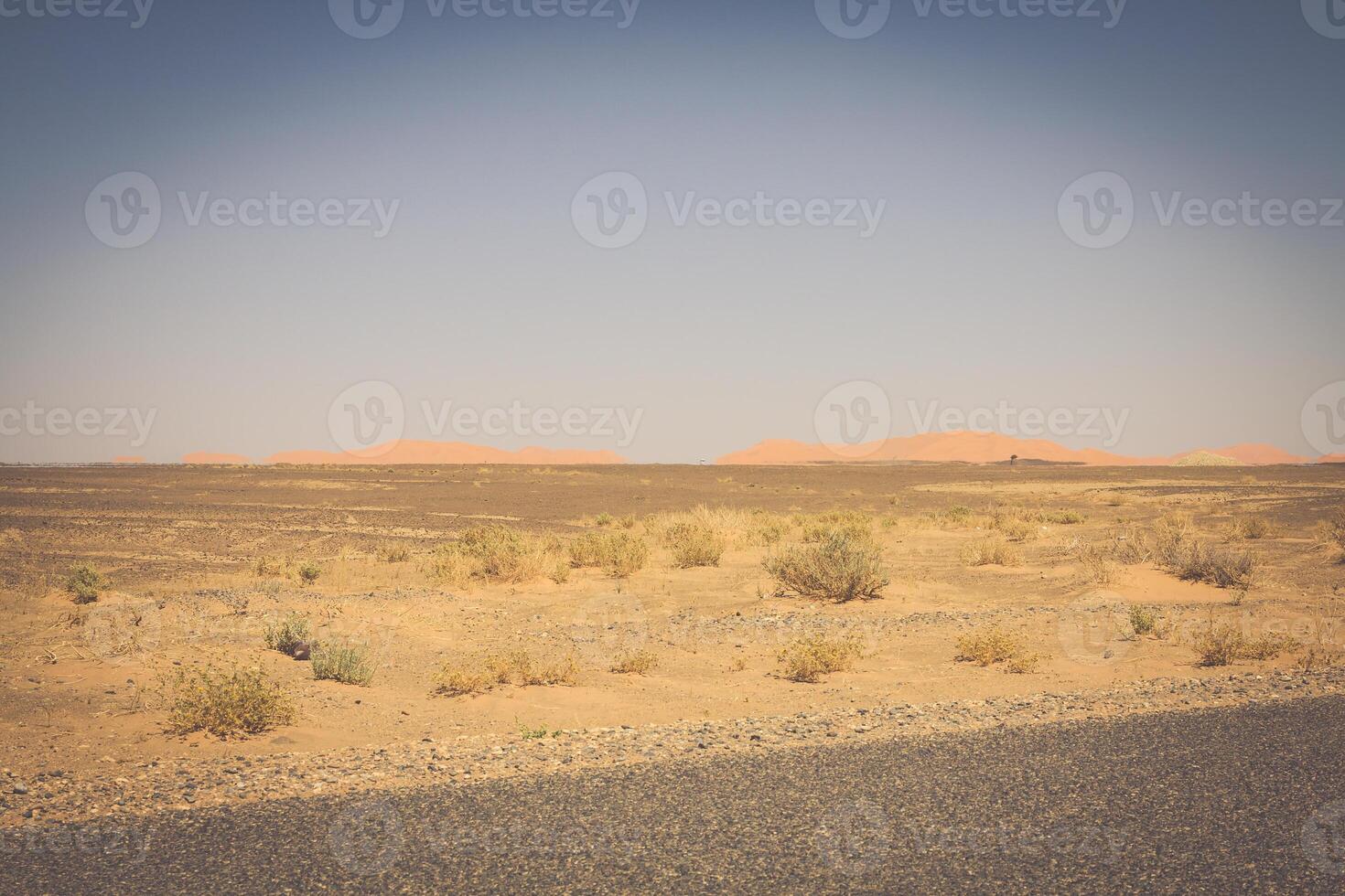 sabbia dune di erg Chebbi int lui sahara deserto, Marocco foto