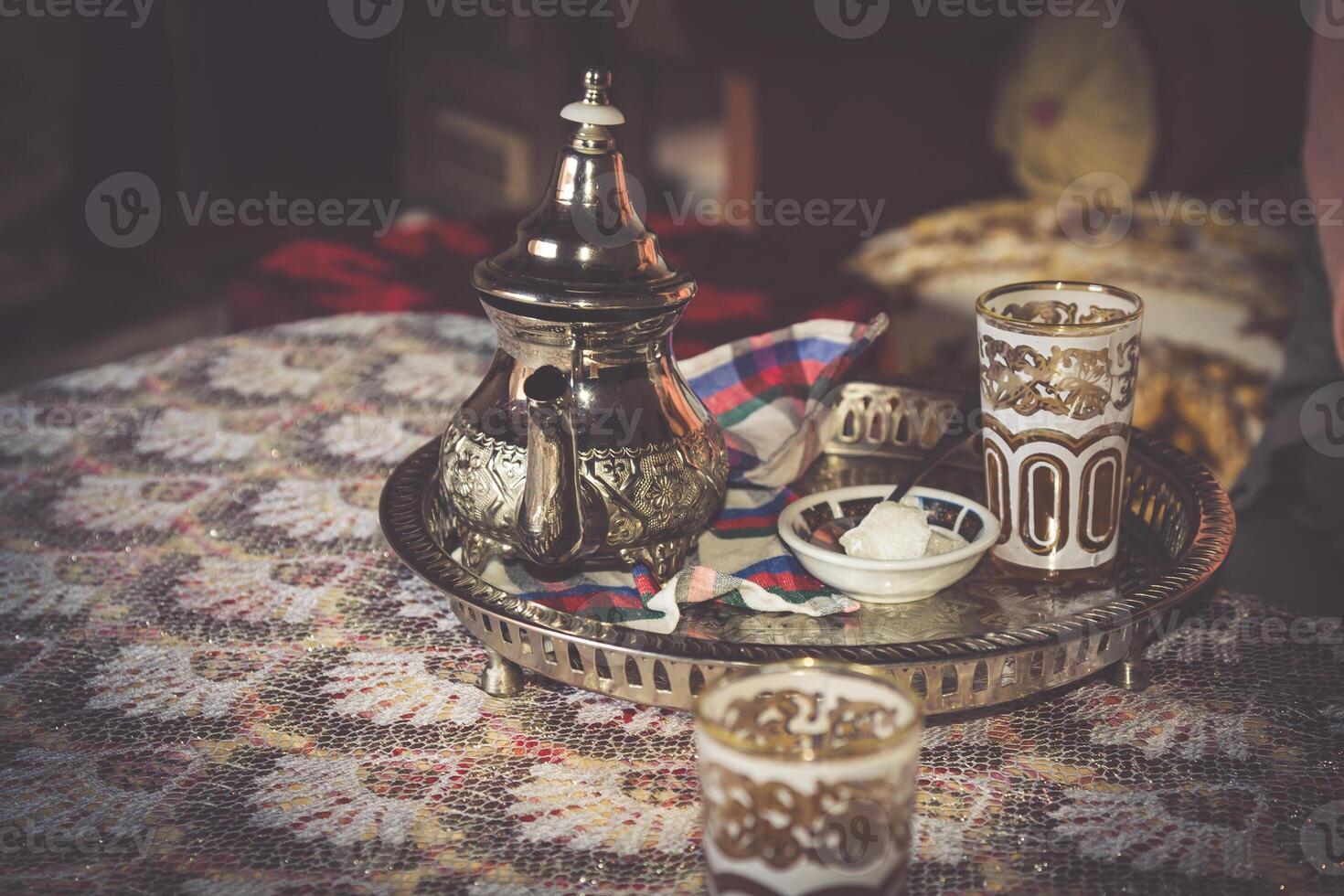 marocchino tè tazze foto