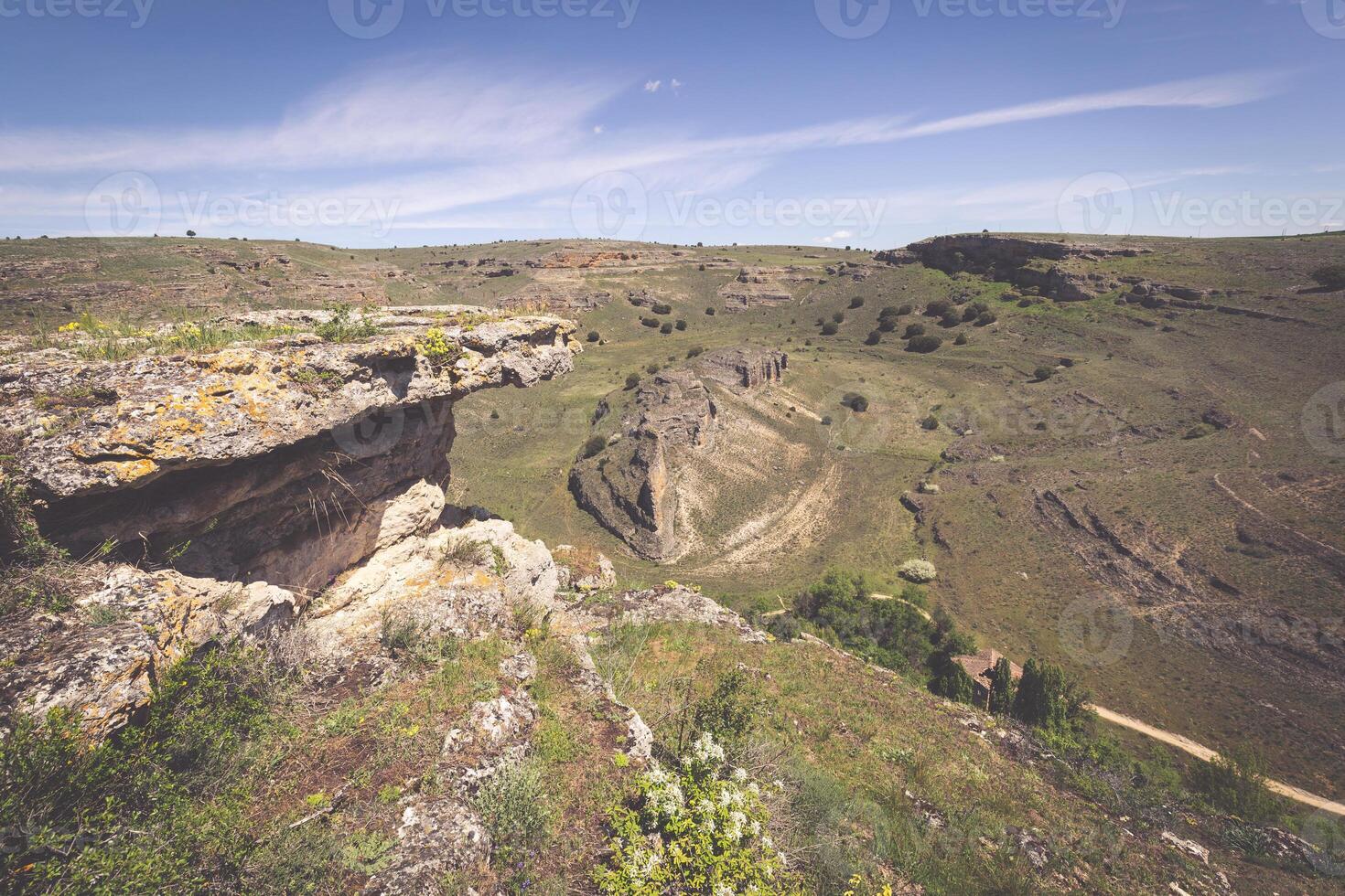 durata canyon naturale parco, nel sepulveda, Spagna foto