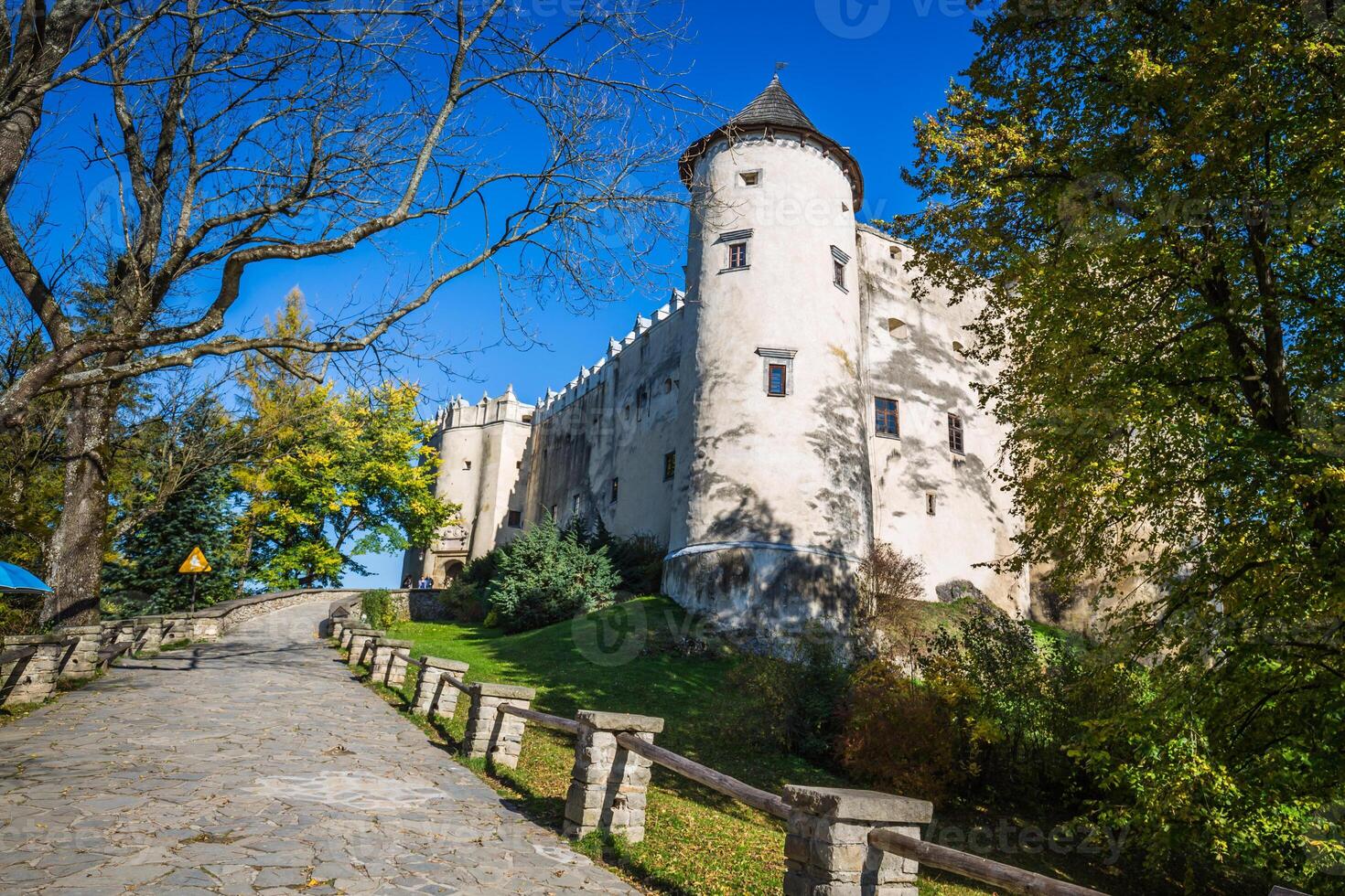 bellissimo Visualizza di niedzica castello, Polonia, Europa foto