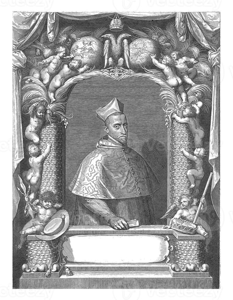 ritratto di Alberto, arciduca di Austria, nel cardinale Vestiti foto