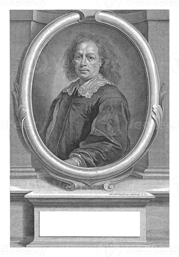 ritratto di il pittore bartolomeo esteban murillo, Richard Collin, dopo bartolomeo esteban murillo, 1682 foto