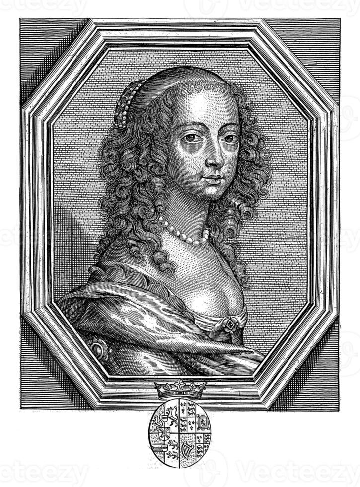 ritratto di maria henrietta stuart, anonimo, c. 1631 - 1672 foto