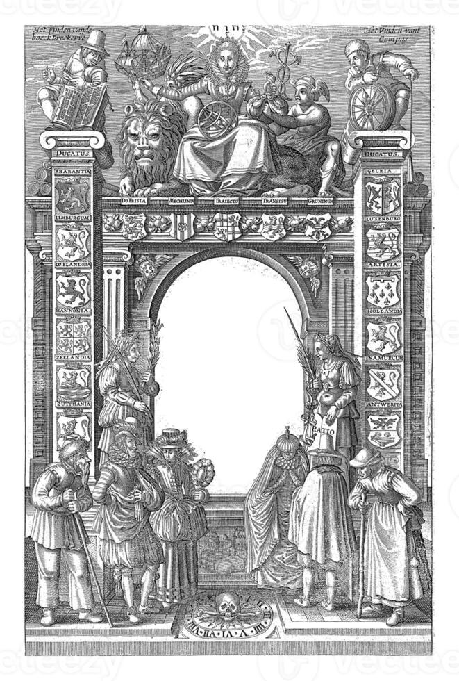 titolo Stampa per germania inferiore, pietro furgone der keere, 1622 foto