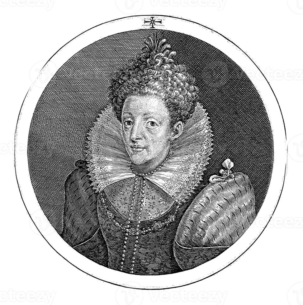 ritratto di Antonietta di Lorena, croccante furgone de passe io, 1599 foto