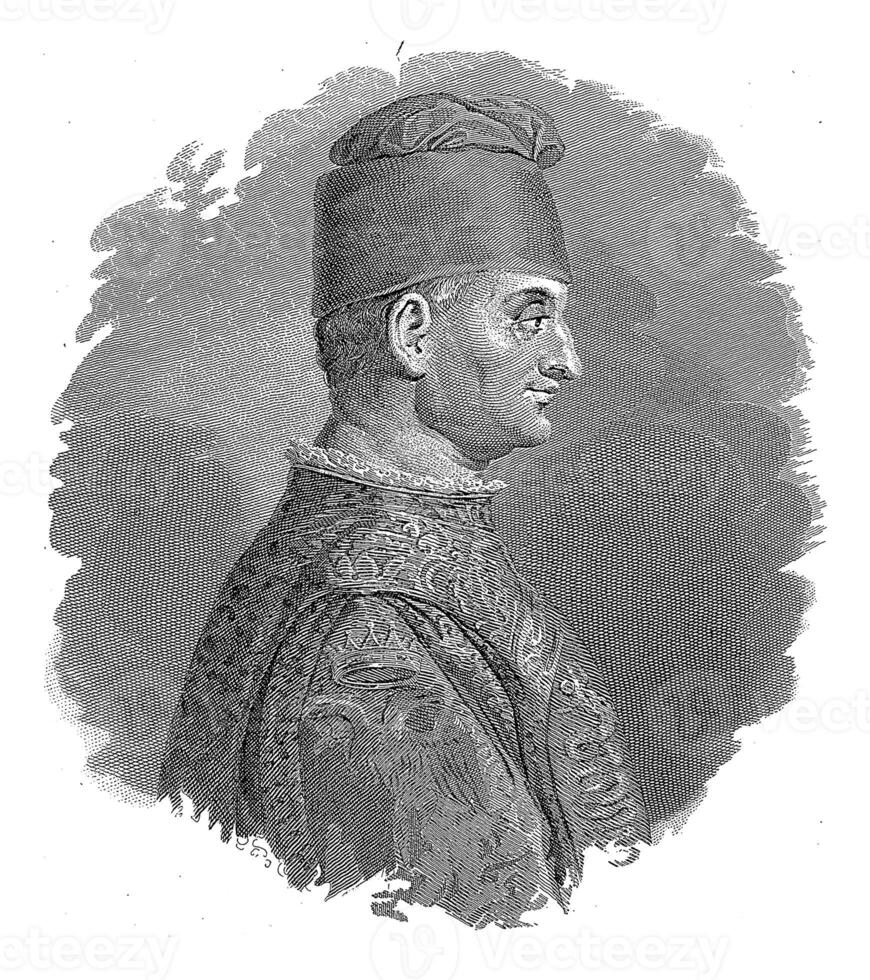 ritratto di filippo maria Visconti, duca di Milano, Francesco clerici, 1855 - 1865 foto