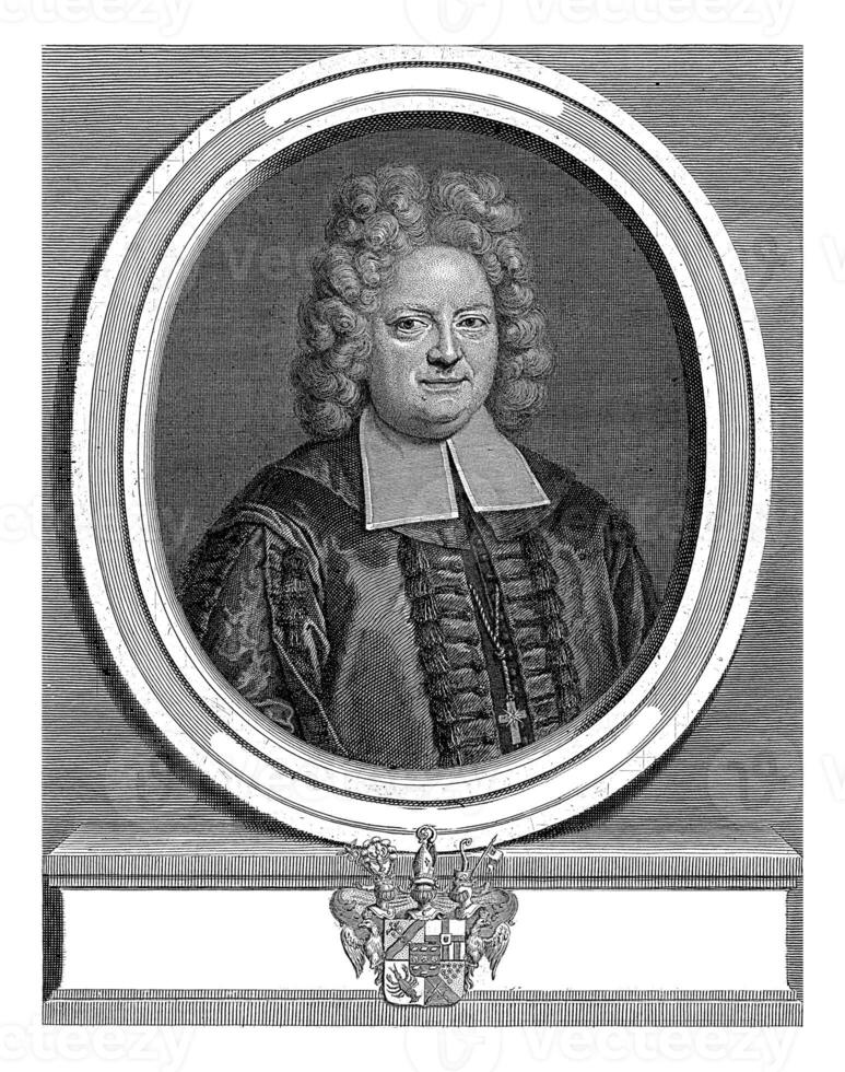 ritratto di guglielmo Cesare immenso, corniola Martino vermeulen, 1695 foto