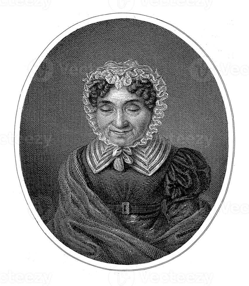 ritratto di petronella Moens, Willem furgone seno, dopo Margherita cornelia boellaard, 1824 - 1826 foto