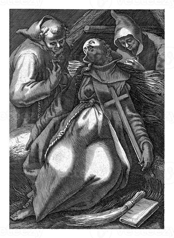 santo eufrosina di alessandria, Boezio Adamsz. rafforzare, dopo Abramo bloemaert, 1590 - 1662 foto