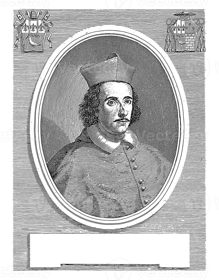 ritratto di cardinale Francesco maidalchini, giuseppe maria testana, 1658 - 1679 foto