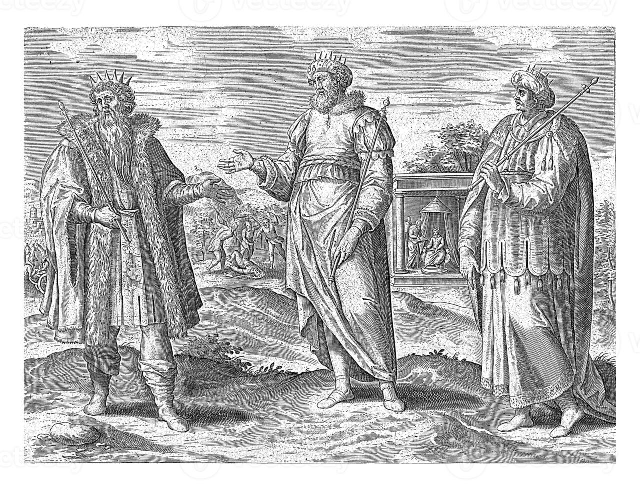 Manasse, amon e Giosia, jan snellink io attribuito a, 1643 foto
