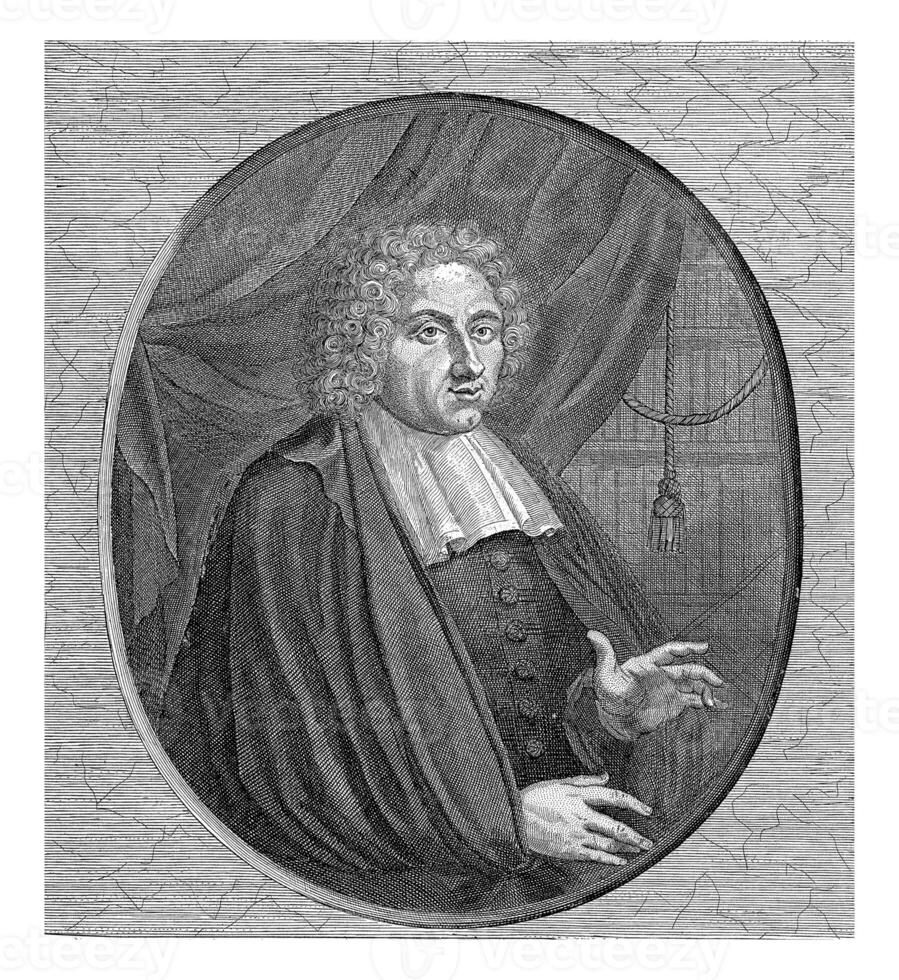ritratto di johannes marca a il età di 39, pietro furgone tana Berge, 1699 foto