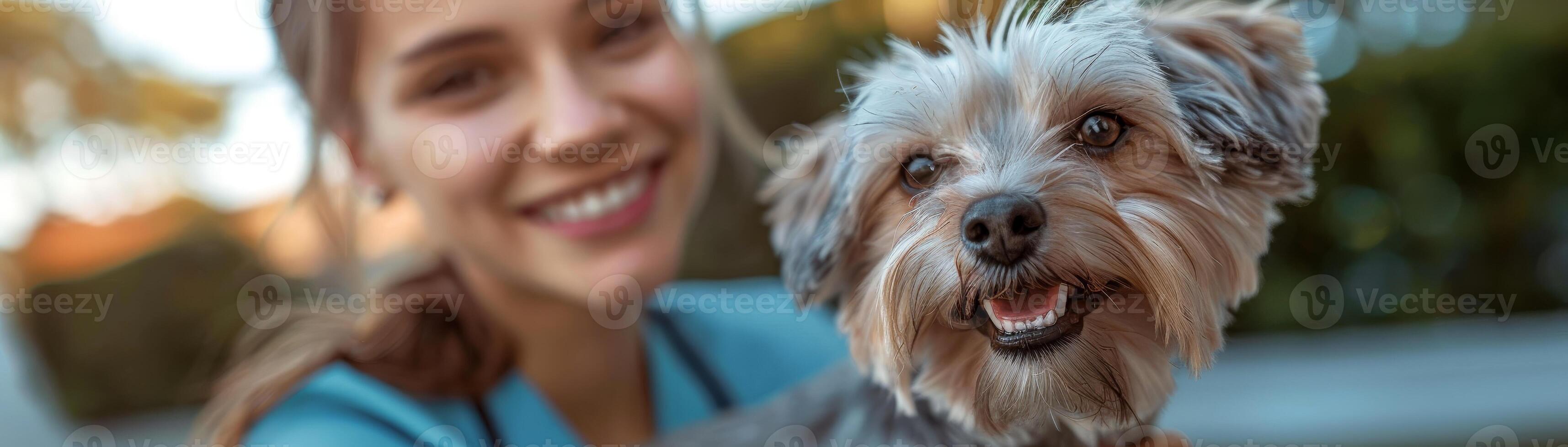 ai generato il professionale e compassionevole veterinario squadra è dedito per fornire cura e vaccinazioni effettivamente. foto