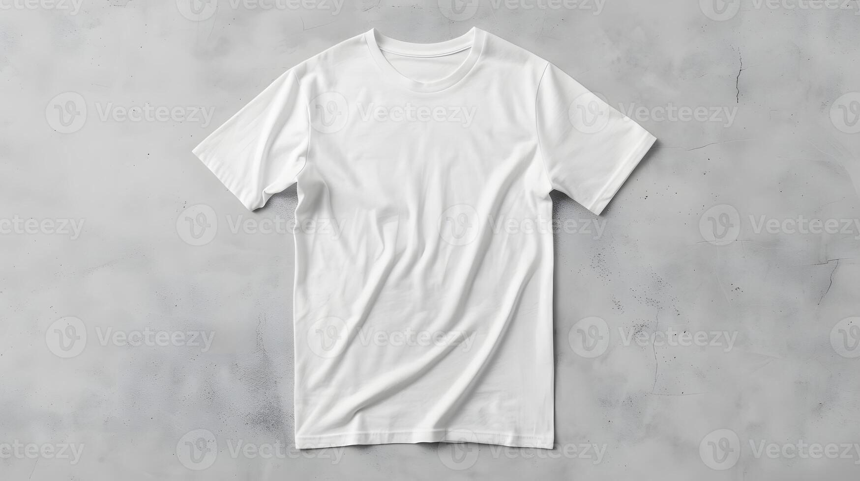 ai generato un' vuoto bianca maglietta su un' indossatrice per il tuo iscrizione. ai generato foto