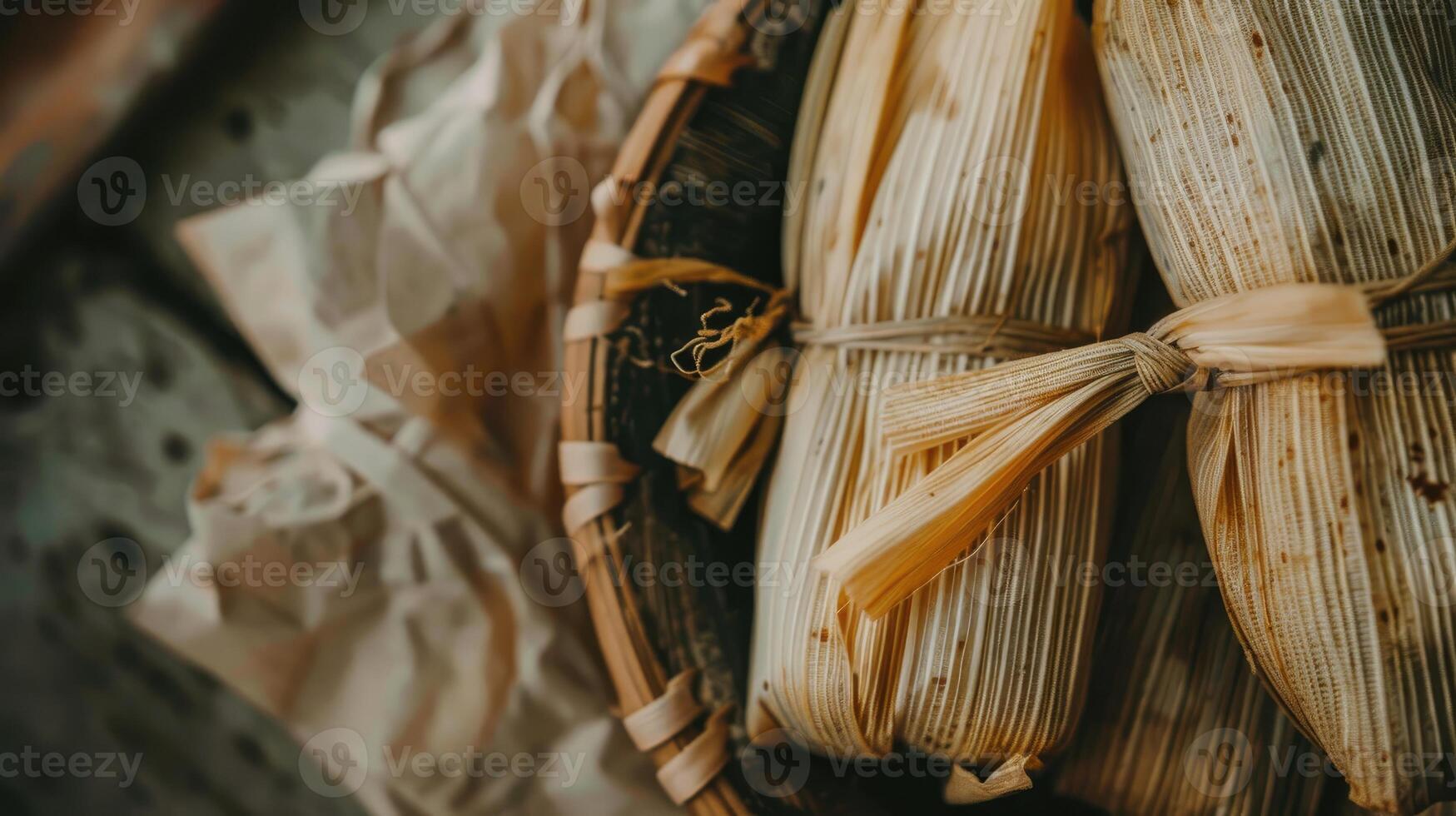 ai generato tradizionale messicano tamales saporito e soddisfacente foto