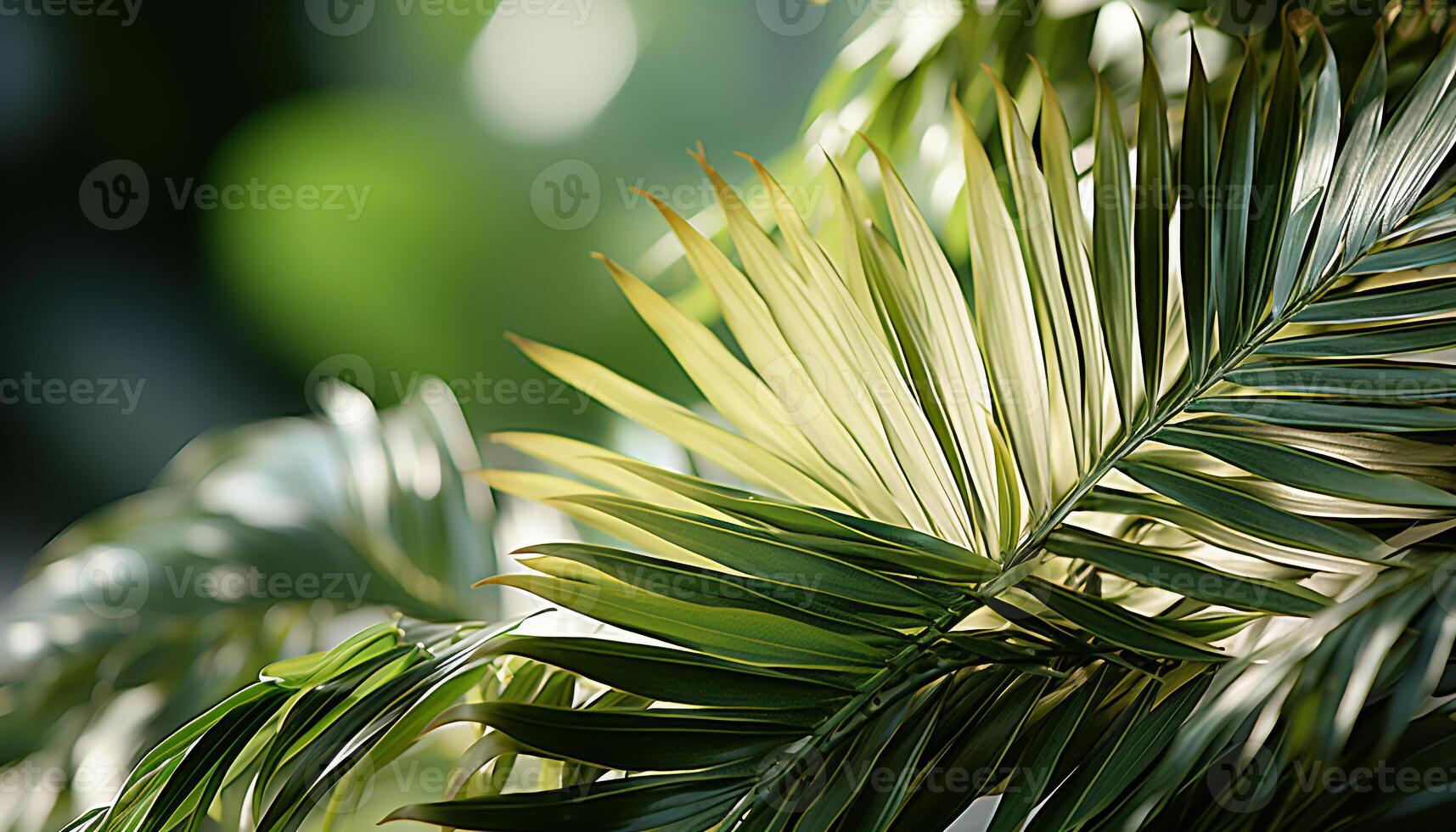 ai generato freschezza di natura nel un' vivace tropicale foresta pluviale, no persone generato di ai foto