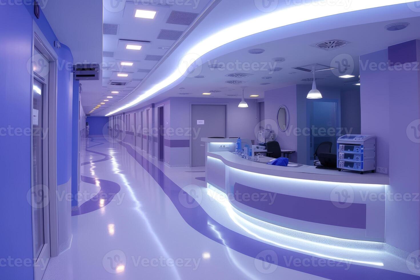 ai generato ospedale interno design e arredamento idee foto