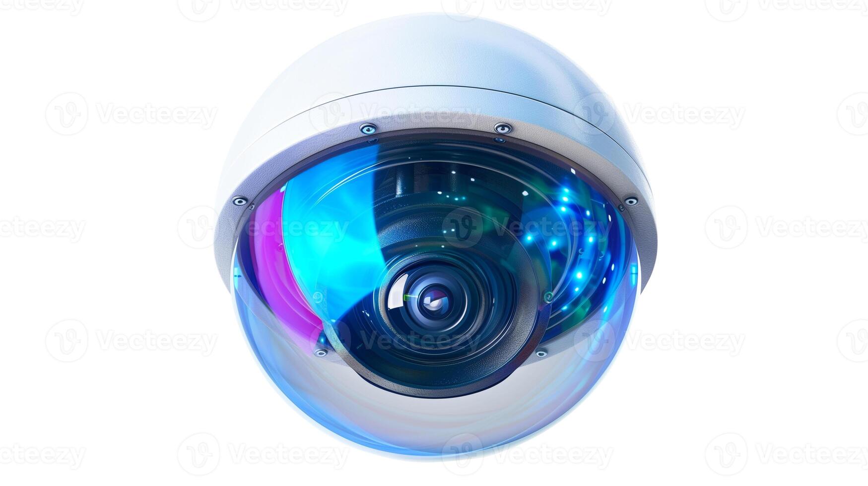 ai generato cctv telecamera icona su bianca sfondo.png foto