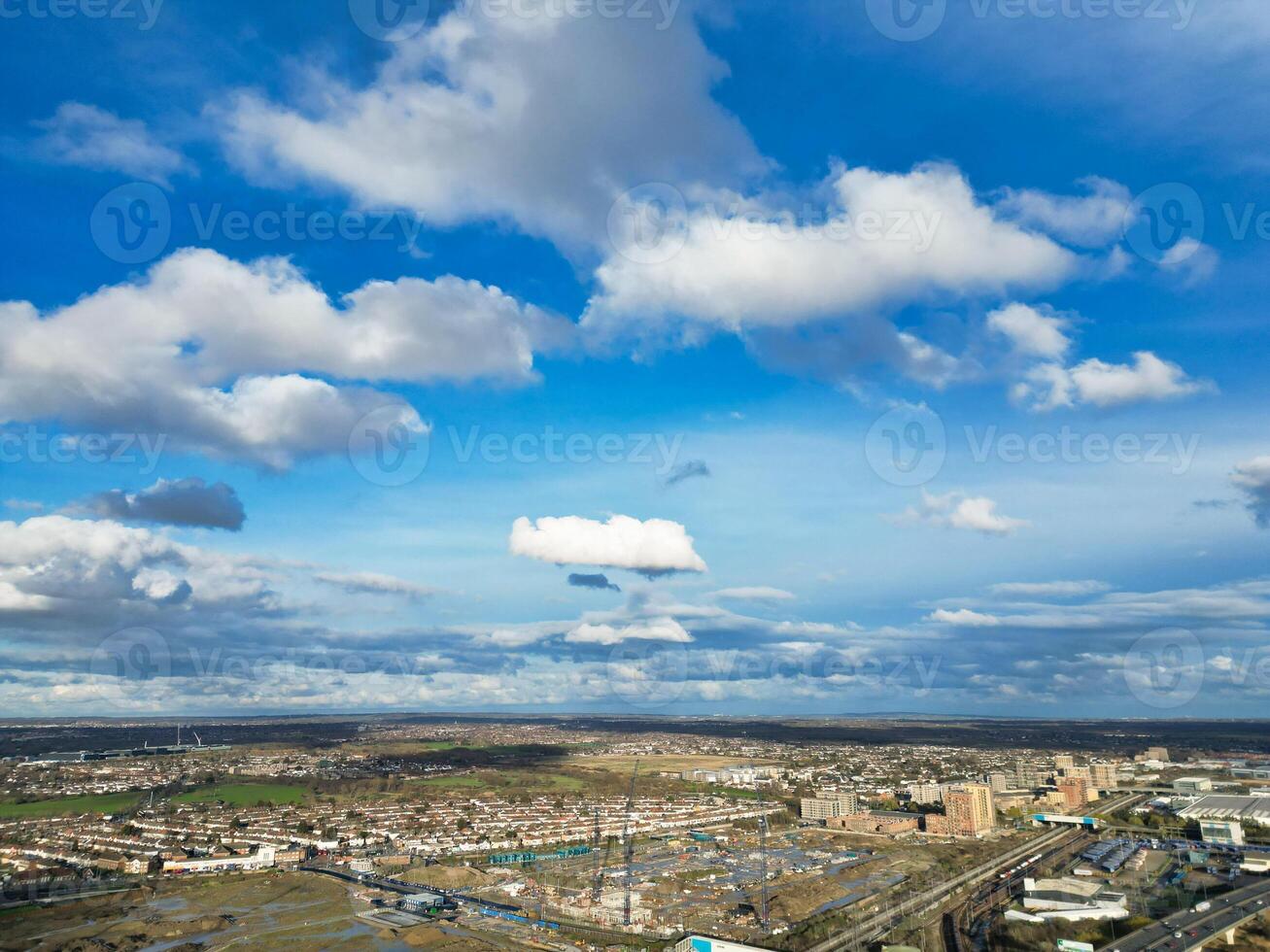 aereo Visualizza di centrale Dagenham Londra città di Inghilterra UK. marzo 2°, 2024 foto