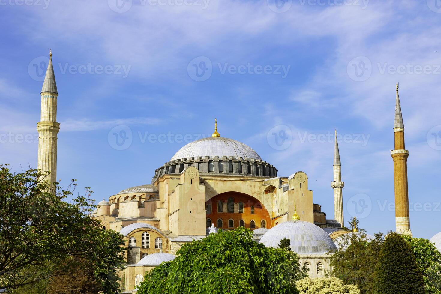 hagia sophia o ayasofya moschea nel Istanbul. viaggio per Istanbul sfondo foto