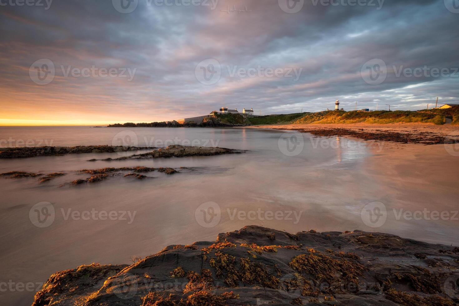 bamburgh vecchio castello nel Northumberland foto