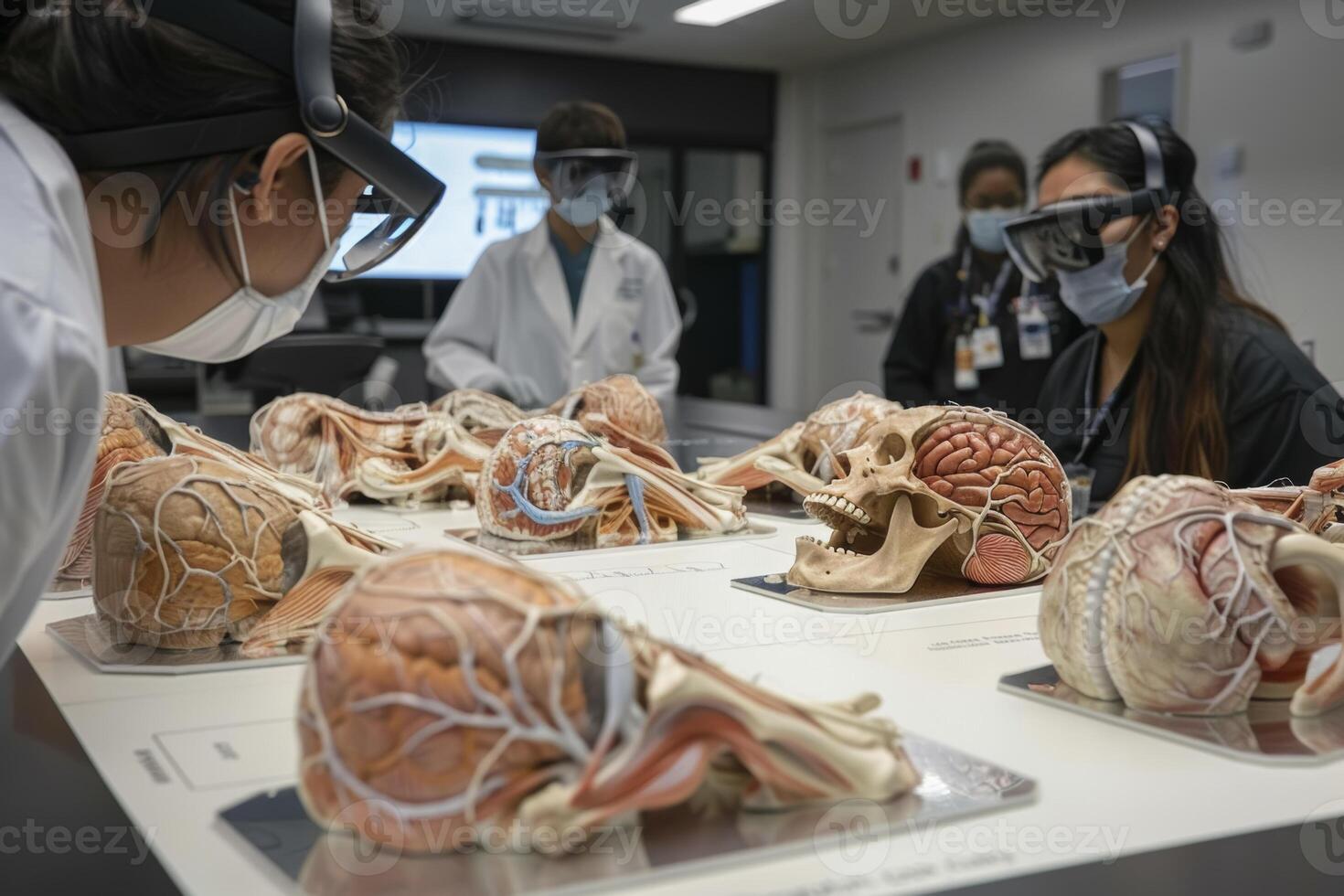 ai generato ar nel medico formazione foto