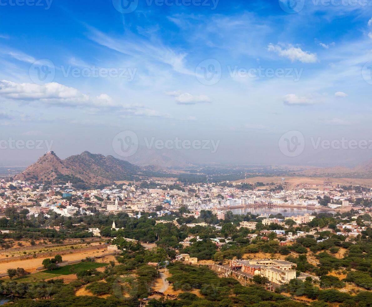 santo città pushkar. Rajasthan, India foto