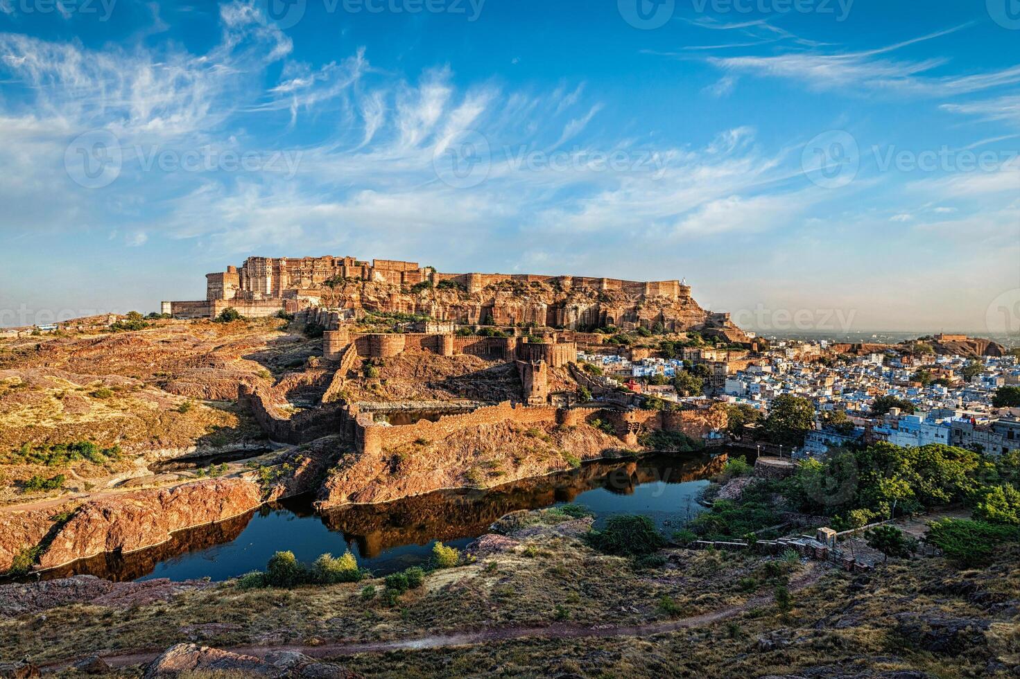 forte mehrangarh, jodhpur, rajasthan, india foto