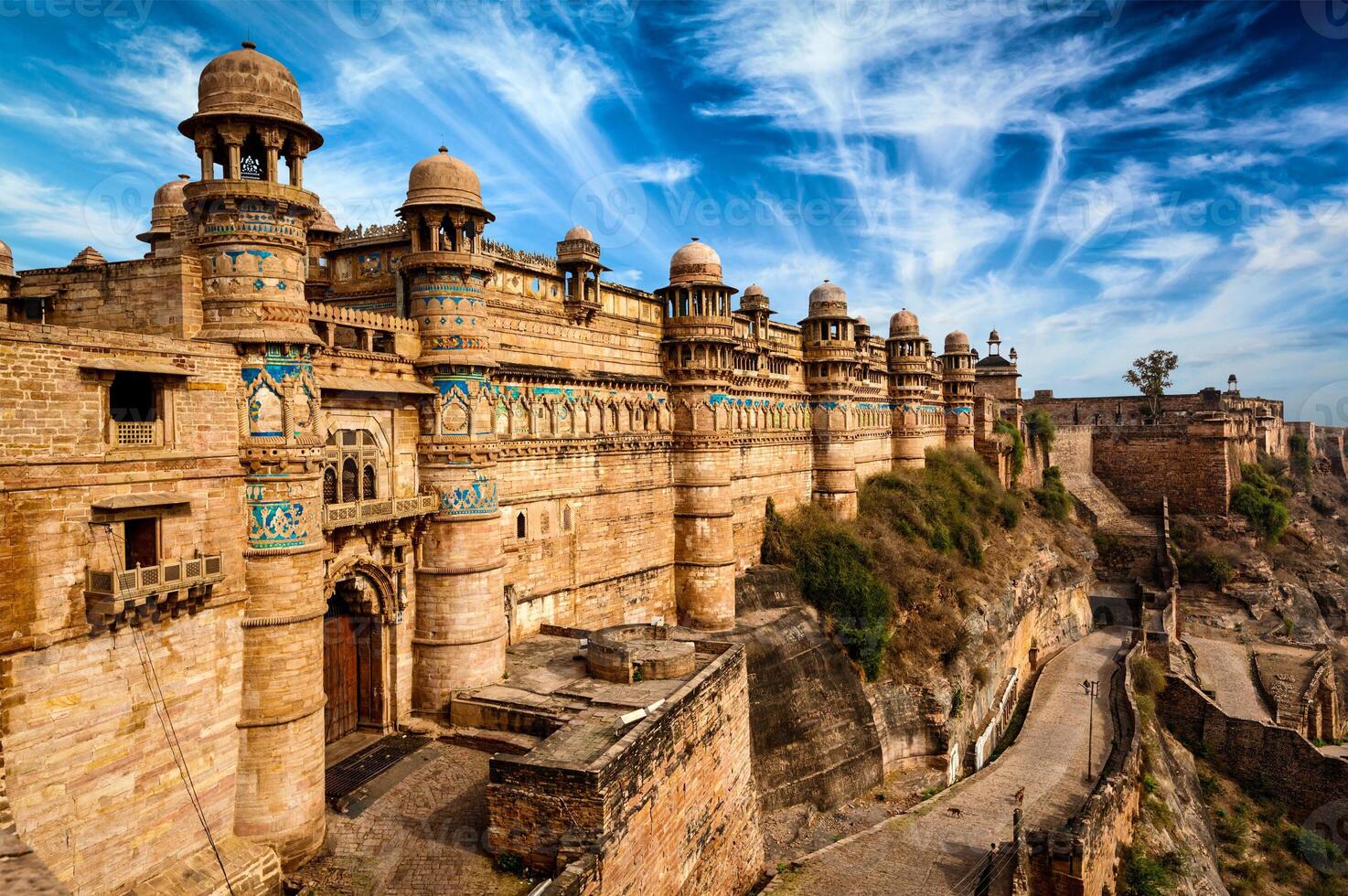 gwalior forte nel madhya pradesh, India foto