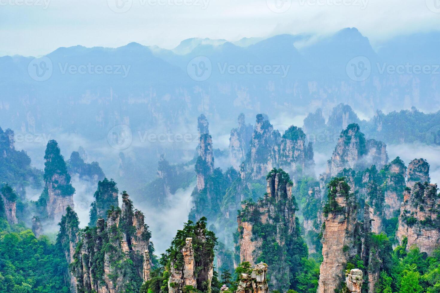 zhangjiajie montagne, Cina foto