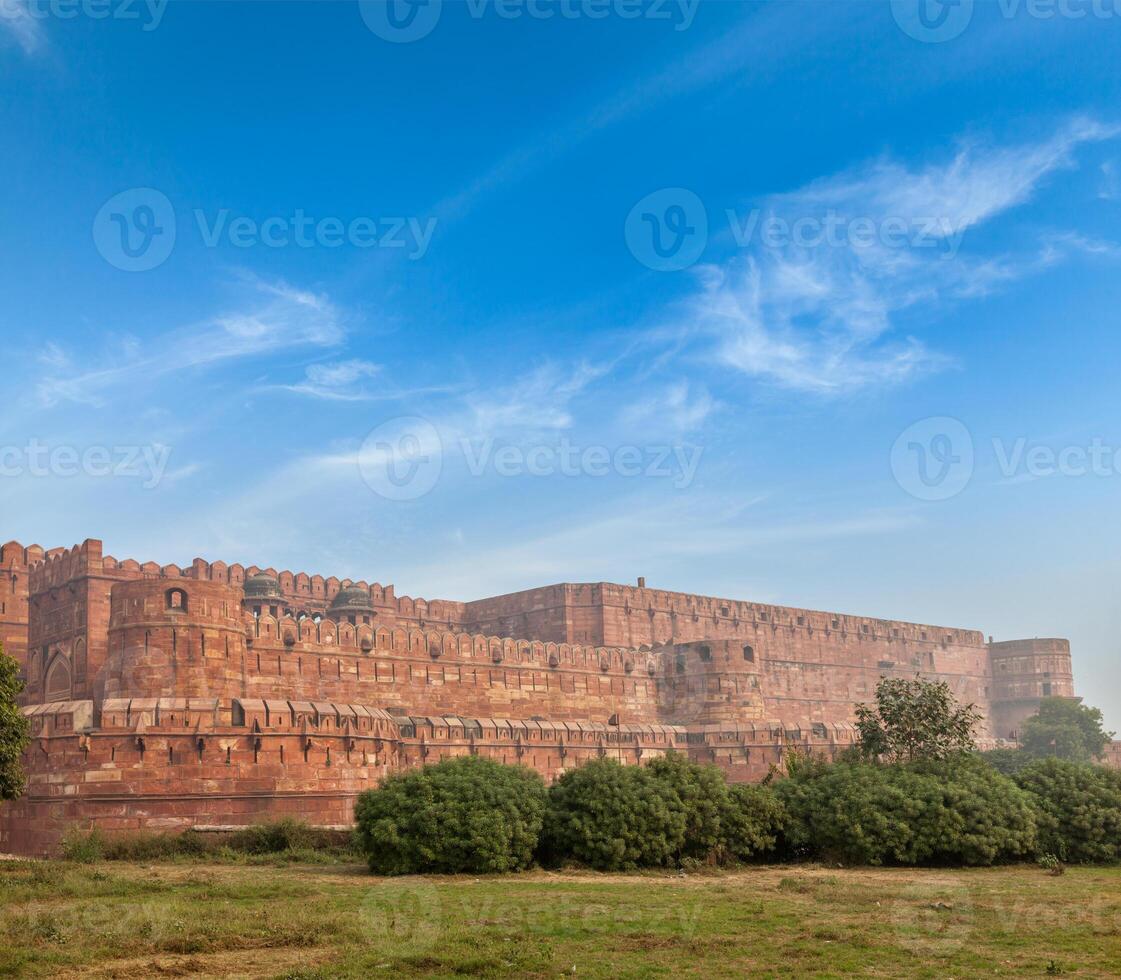 Forte di Agra ad Agra, Uttar Pradesh, India foto