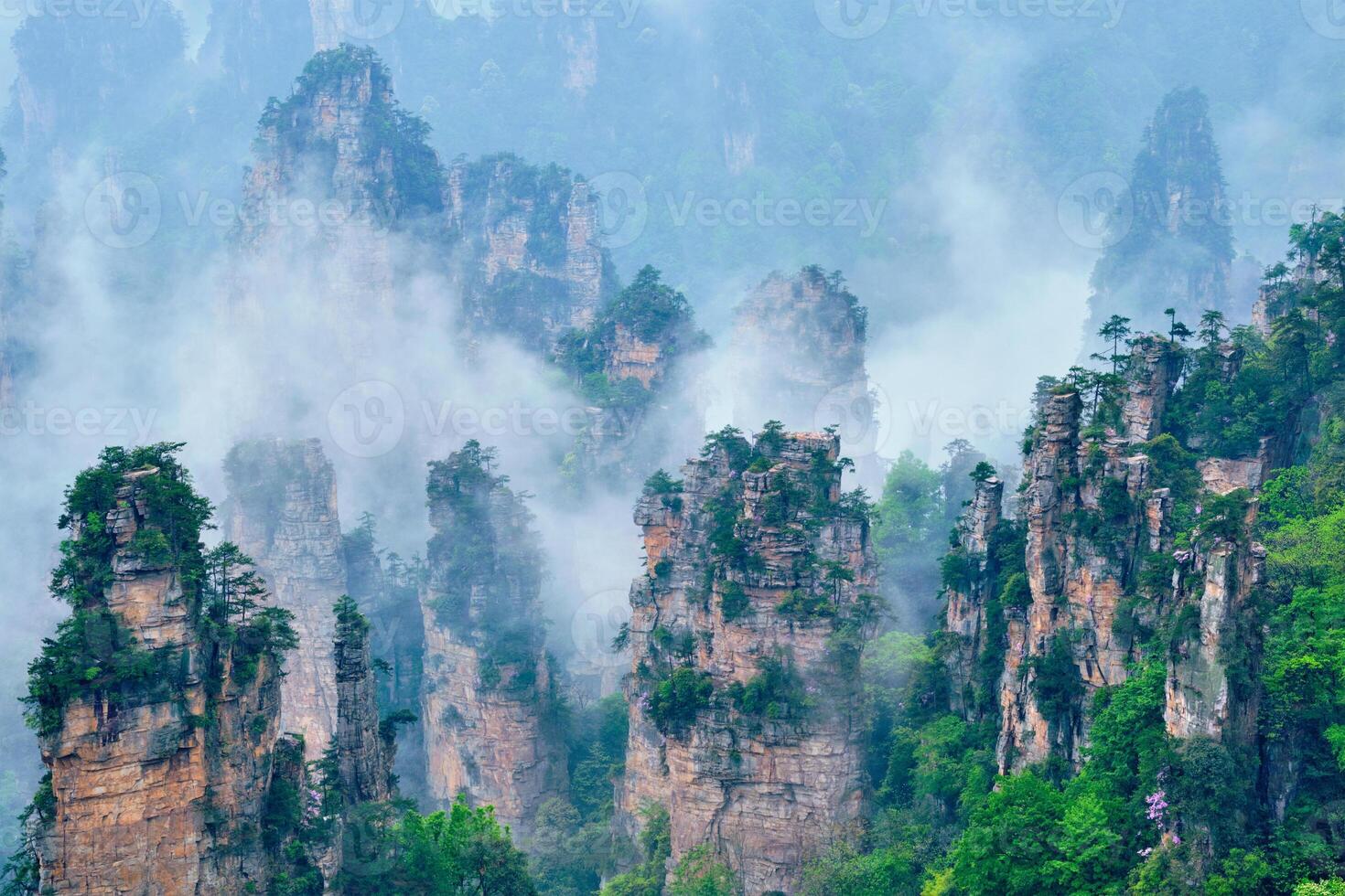 zhangjiajie montagne, Cina foto