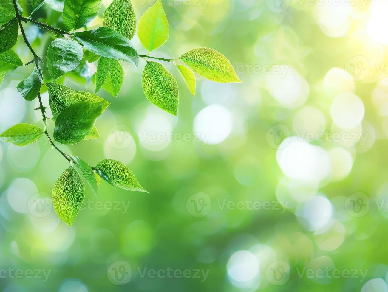 ai generato verde natura sfondo foto