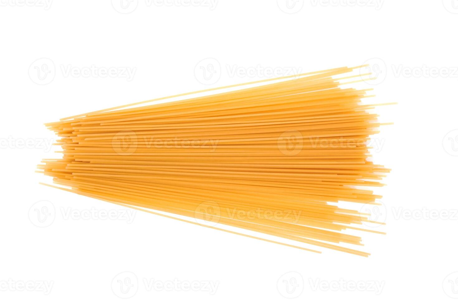 spaghetti su bianca foto